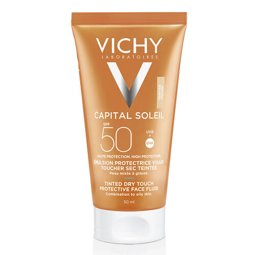 Vichy Capital Soleil SPF50+ Güneş Koruyucu BB Emülsiyon 50 ml - Renkli