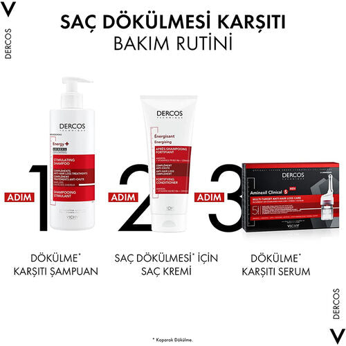 Vichy Dercos Energising Saç Dökülmesine Karşı Şampuan 400 ml