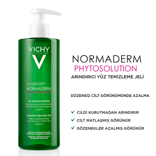 Vichy Normaderm Phytosolution Arındırıcı Jel 400 ml