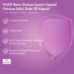 Voop Beta Glukan Takviye Edici Gıda 30 Kapsül