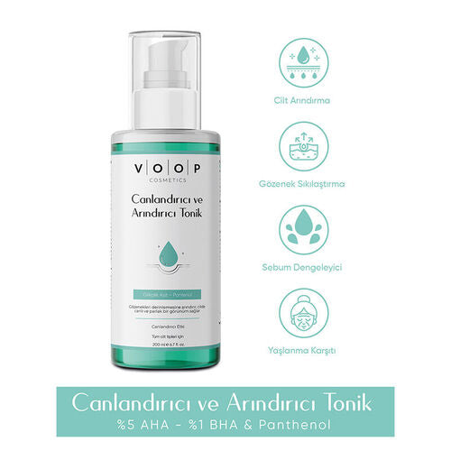 Voop Canlandırıcı ve Arındırıcı Tonik 200 ml