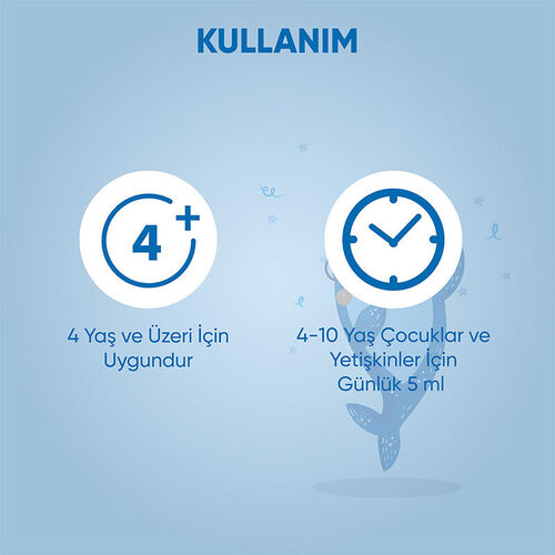Voop Omega 3 Balık Yağı İçeren Takviye Edici Gıda 150 ml