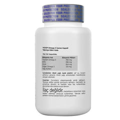 Voop Omega 3 İçeren Takviye Edici Gıda 60 Kapsül