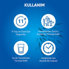 Voop Omega 3 İçeren Takviye Edici Gıda 60 Kapsül
