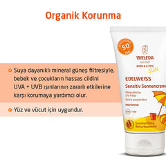 Weleda Baby and Kids Mineral Filtreli SPF+50 Güneş Losyonu 50 ml