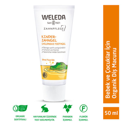 Weleda Bebek ve Çocuklar için Organik Diş Macunu 50 ml