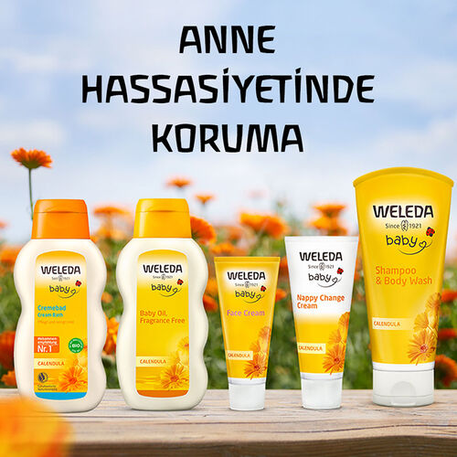 Weleda Calendula Organik Parfümsüz Bebek Yağı 200 ml