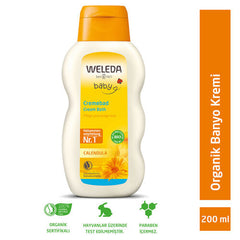 Weleda Calendula Organik Temizleyici ve Nemlendirici Banyo Kremi 200 ml