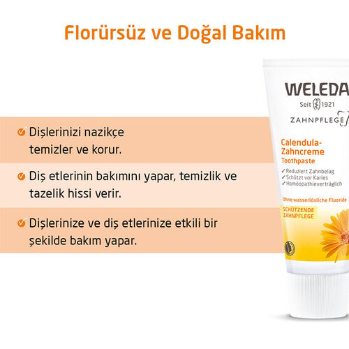 Weleda Calendula Özlü Organik Diş Macunu 75ml