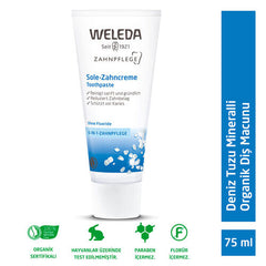 Weleda Deniz Tuzu Mineralli Organik Diş Macunu 75ml