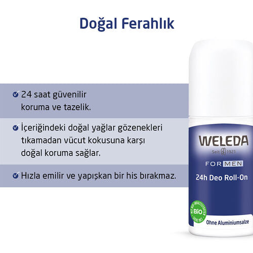 Weleda Erkeklere Özel Roll On Deodorant 50 ml