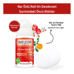 Weleda Nar Özlü Roll On Deodorant 50 ml