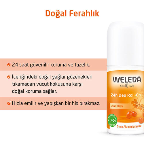 Weleda Yabani İğde Özlü Doğal Roll On Deodorant 50 ml