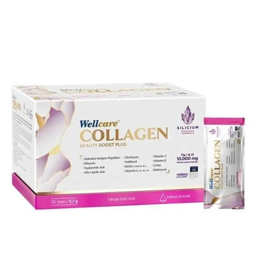 Wellcare Collagen Beauty Boost Plus 10.000 mg 30 Saşe Karpuz Aromalı