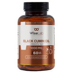 WiseLab 1000mg Çörekotu Yağı 60 Yumuşak Kapsül