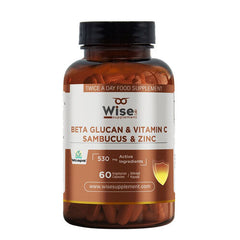 WiseLab Beta Glukan ve Vitamin C 60 Bitkisel Kapsül