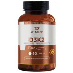 WiseLab Vitamin D3 + K2 90 Tablet