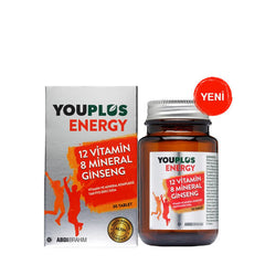 Youplus Energy Vitamin ve Mineral Kompleksi 30 Tablet