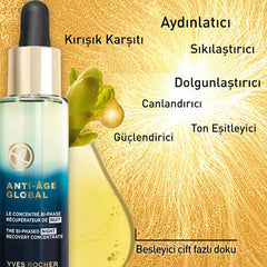 Yves Rocher Anti-Age Global Çift Fazlı Gece Serumu 30 ml