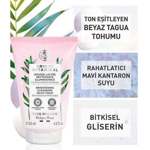 Yves Rocher Bright Botanical Leke Karşıtı Aydınlatıcı Yüz Yıkama Köpüğü 125 ml