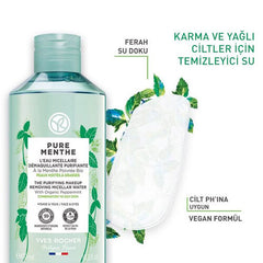 Yves Rocher Pure Menthe Arındırıcı Yüz ve Makyaj Temizleme Suyu 400 ml