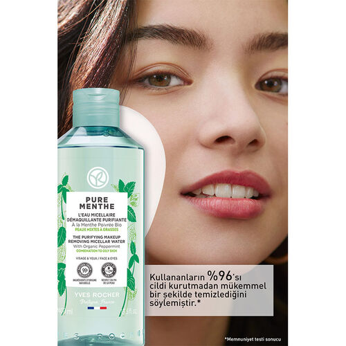 Yves Rocher Pure Menthe Arındırıcı Yüz ve Makyaj Temizleme Suyu 400 ml