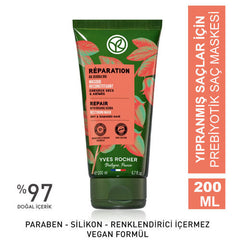 Yves Rocher Reparation Yıpranmış Saçlar İçin Prebiyotik Saç Maskesi 200 ml
