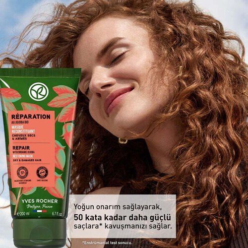 Yves Rocher Reparation Yıpranmış Saçlar İçin Prebiyotik Saç Maskesi 200 ml