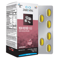 Zade Vital Yer Fıstığı Yağı 60 Yumuşak Kutu Kapsül