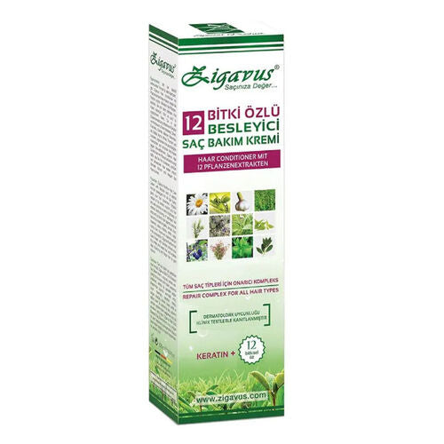 Zigavus 12 Bitki Özlü Saç Kremi 250 ml